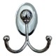 Percha Doble Vidrio Esmerilado Rimontti