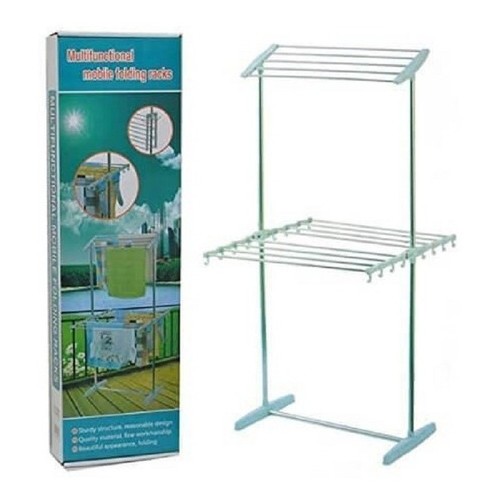 TENDEDERO TENDER PARA ROPA DE PIE 2 PISOS