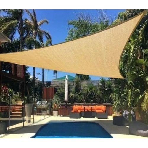 Malla Sombra Vela Triangular 5 X 5mts Jardin