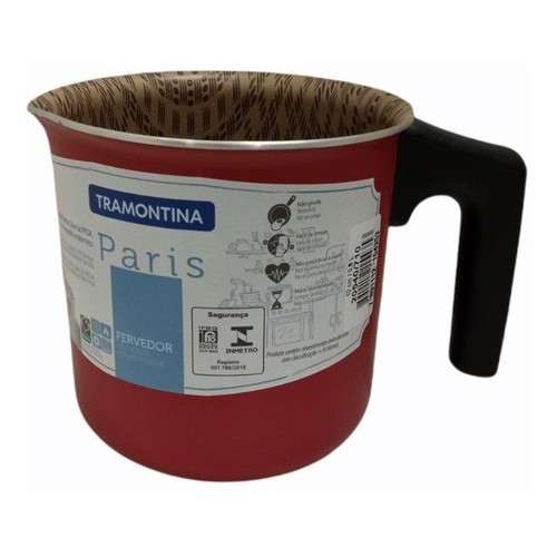 Hervidor, Leche 0.8 Lt Paris Rojo Tramontina