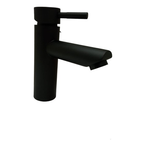 Monocomando Wico Lavatorio Negro Palito 18cm