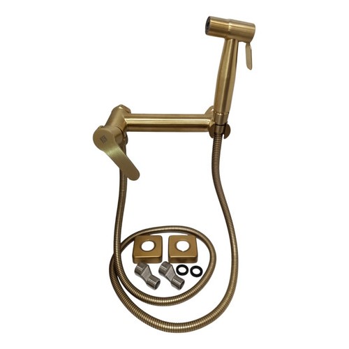 Ducha Higiénica Dorada Rimontti 15cm