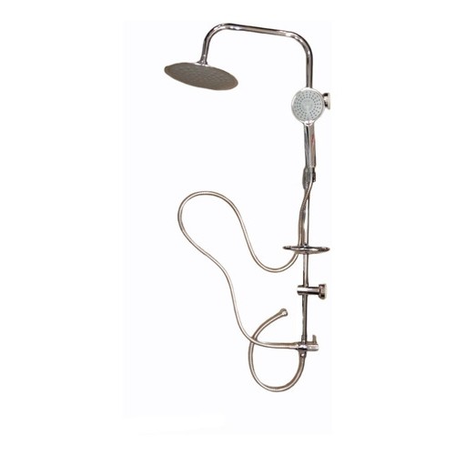 Barral Exterior Ducha Cilindrico Cromado S/grif