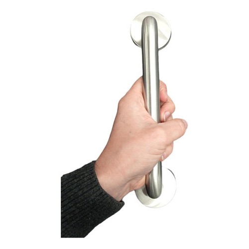 Agarradera Satinada Baño Ac. Inox. 22 Cm