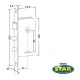 Cerradura Star 510s Junior Pasador Redondo