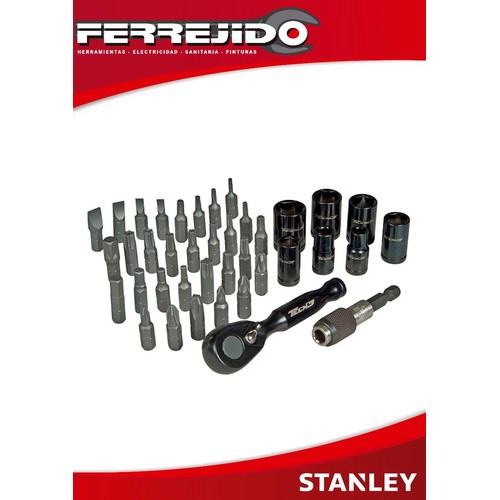 Juego De Dados P/motos C/crique 39pzs Stanley- Ferrejido