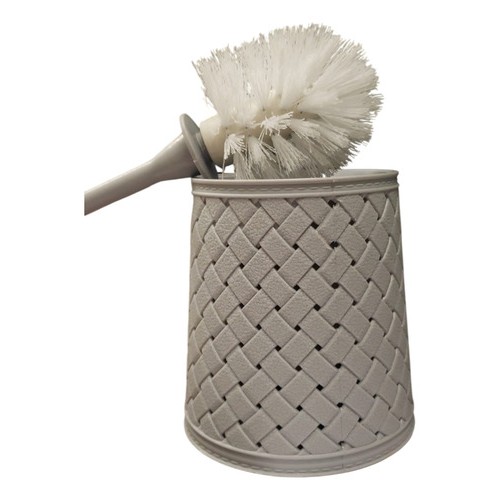 Cepillo Escobilla Para Baño Con Base Tramada, Limpia Inodoro