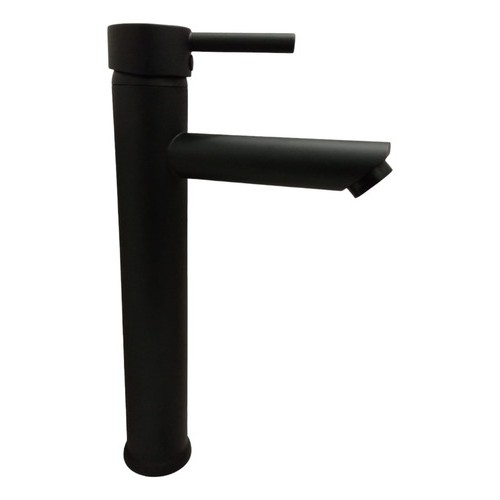 Monocomando Lavatorio Negro 30 Cm Rimontti Palito- Ferrejido