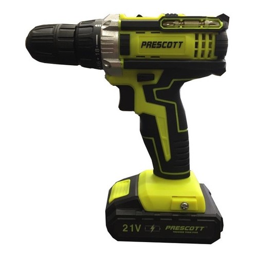 Taladro Inalámbrico 21v Prescott 2 Bat C/valija