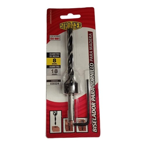 Mecha Fresa Avellanadora Stronger 8mm