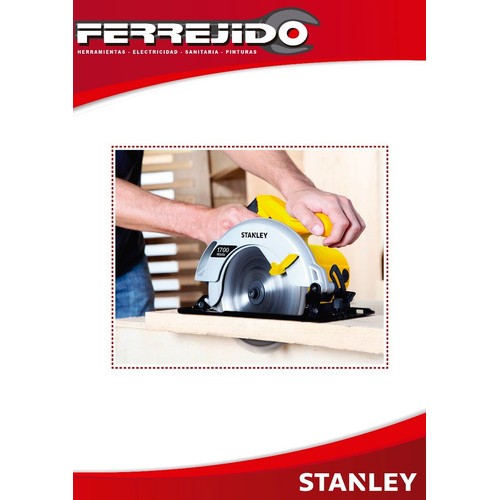 Sierra Circular 1700w 185mm Stanley- Ferrejido