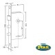 Cerradura Star 410 Seguridad Hierro Niq.