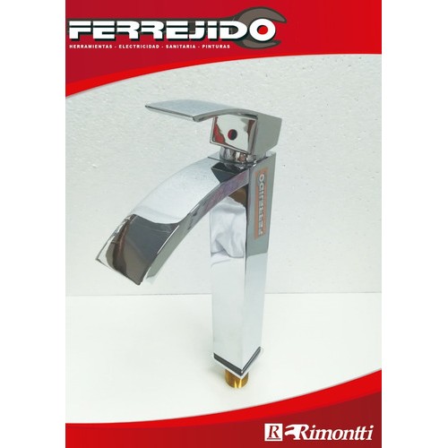 Monocomando Lavatorio Bacha Rimontti Curvo 18cm