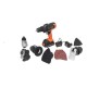 TALADRO ATORNILLADOR IMPACTO BLACK & DECKER 6 CABEZALES INTERCAMBIABLES