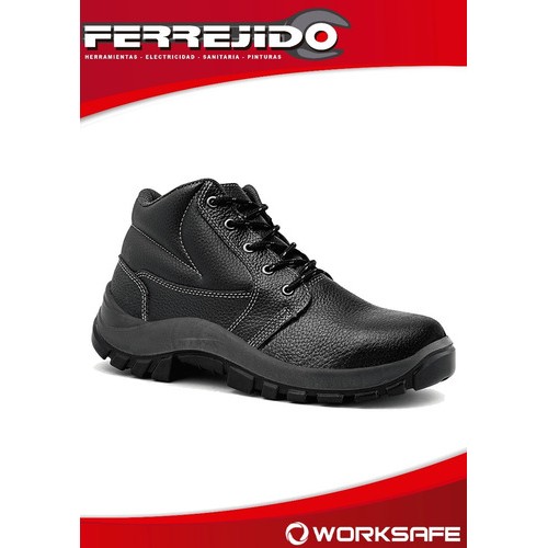 Botas De Trabajo Worksafe Bal Negros Pta/plást