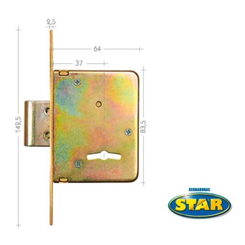 Cerrojo Star 200 Pasador Recto