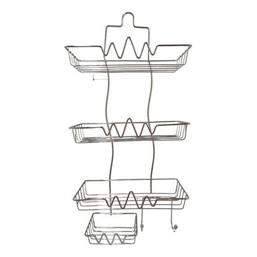 Porta Shampu Repisa 3 Estantes Jabonera Metálica