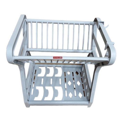 Escurridor Escurreplatos 2 Pisos Plástico Colores -ferrejido