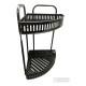 Porta Shampu Repisa Esquinero Negro