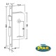 Cerradura Star 510 Junior Pasador Recto
