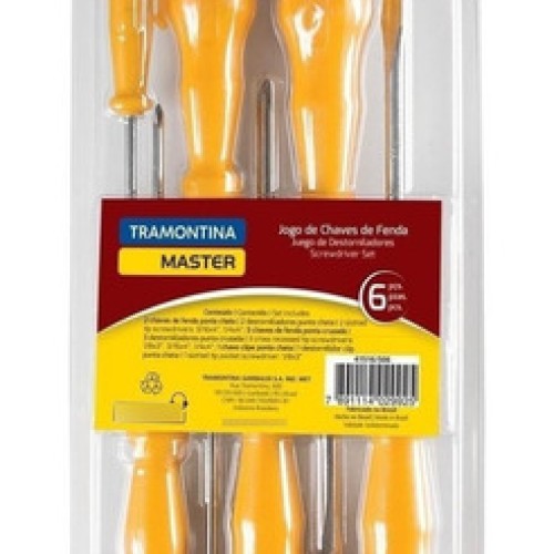 Juego Destornilladores Tramontina 6pzs Tr5797