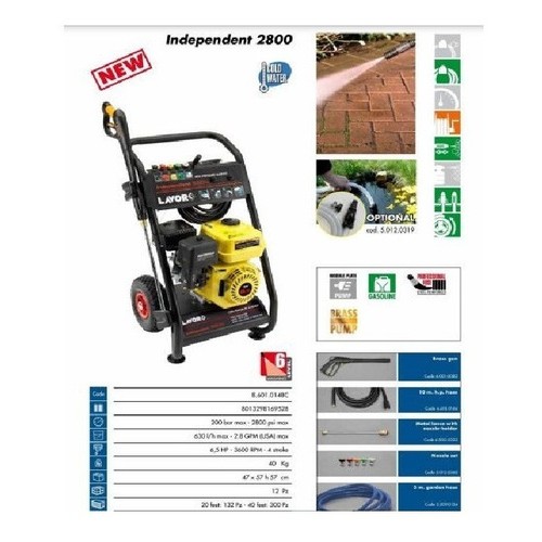 Hidrolavadora Nafta 200bar Lavor 690lts/h