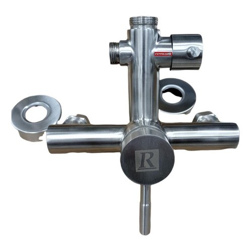 Barral Ducha C/grifería Satinado Acero Inox