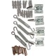 Kit Sujeción Fijación Para Malla Toldo 40pzs