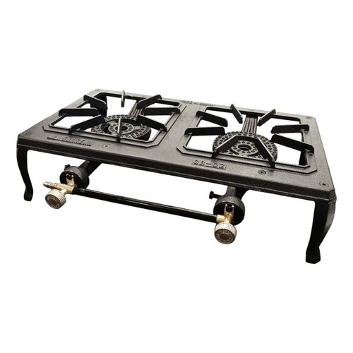 Anafe Quemador 2 Hornallas Hierro Fundido