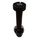 Pata Para Mueble Plástica Negra Regula 15 A 18cm