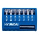 Juego Puntas P/atornillador Hyundai 15pzs