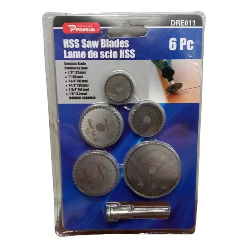 Juego Mini Sierra P/minitorno 6 Pzs