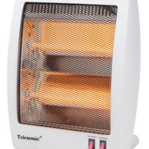 Estufa Cuarzo 2 Tubos Telesonic 400-800w