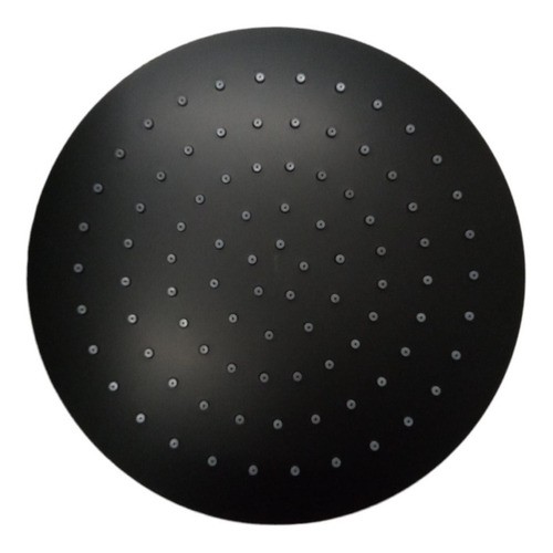 Roseta Ducha Redonda Negra