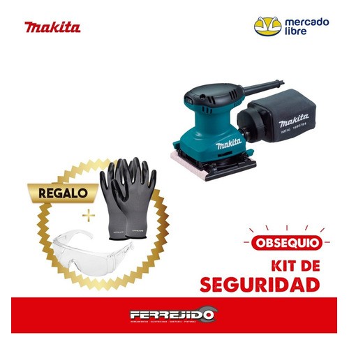 Lijadora Orbital 180w Makita 114x140mm B04557- Ferrejido