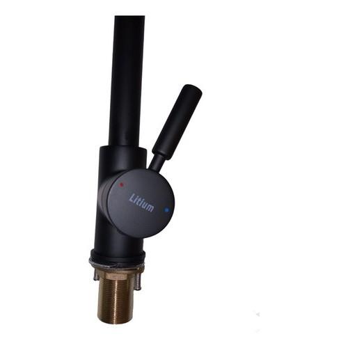 MONOCOMANDO COCINA MESADA CHEF NEGRO EXTENSIBLE