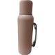 TERMO COMET 1 LITRO DE ACERO INOXIDABLE Y MANIJA ROSA