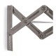 TENDEDERO PLEGABLE PARA PARED 80CM ALUMINIO MOR