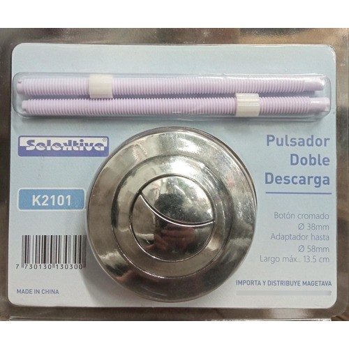 Botón Cisterna Doble Descarga Selektiva K2101