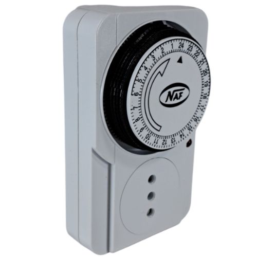 TIMER MANUAL C/ FICHA MODULAR 3 EN LINEA NAF