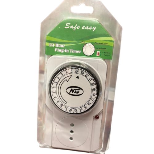 TIMER MANUAL C/ FICHA MODULAR 3 EN LINEA NAF