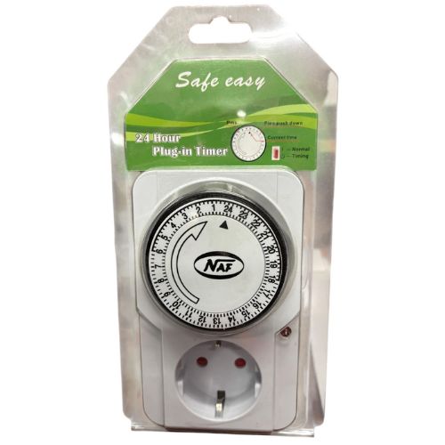 TIMER TEMPORIZADOR MANUAL C/ FICHA SCHUKO