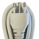 ALARGUE NAF 1 SCHUKO + 2 3 EN LINEA 3MTS