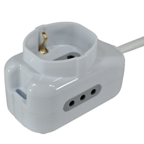 ALARGUE NAF 1 ENCHUFE SCHUKO + 2 3 EN LINEA 5M