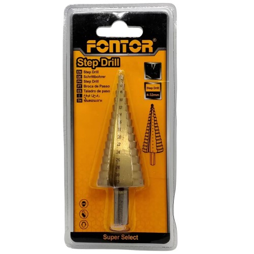 MECHA CONICA ALTA VELOCIDAD ESCALONADA 4-32MM FONTOR