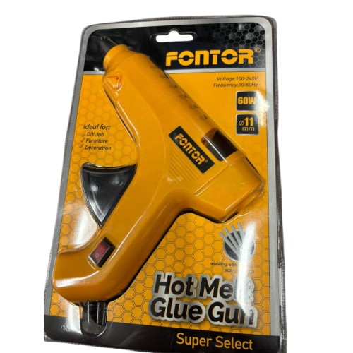 PISTOLA SILICONA CALIENTE 60W FONTOR