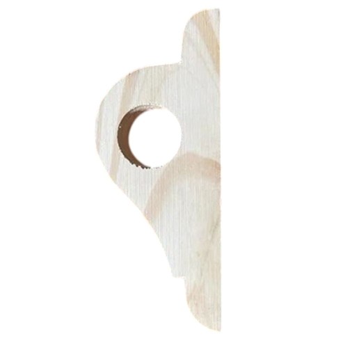 SOPORTE P/ BARROTE CORTINA MADERA PECHO PALOMA 23MM