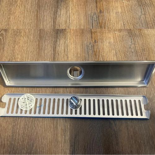 REJILLA PISO LINEAL 60CM ACERO INOX DESAGUE DUCHA FERREJIDO