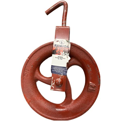 ROLDANA METAL CON GANCHO RAMADA  14CM