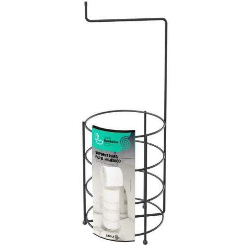 SOPORTE 3 PAPEL HIGIENICO PORTA ROLLO DE PISO